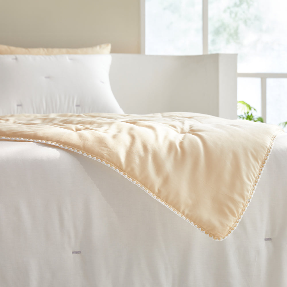 Milky Tencel™ Modal Comforter Set - Yellow/White