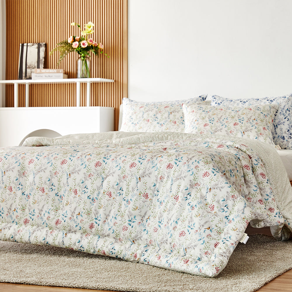 MOC Sally Flower Comforter Set(Winter) - Pink