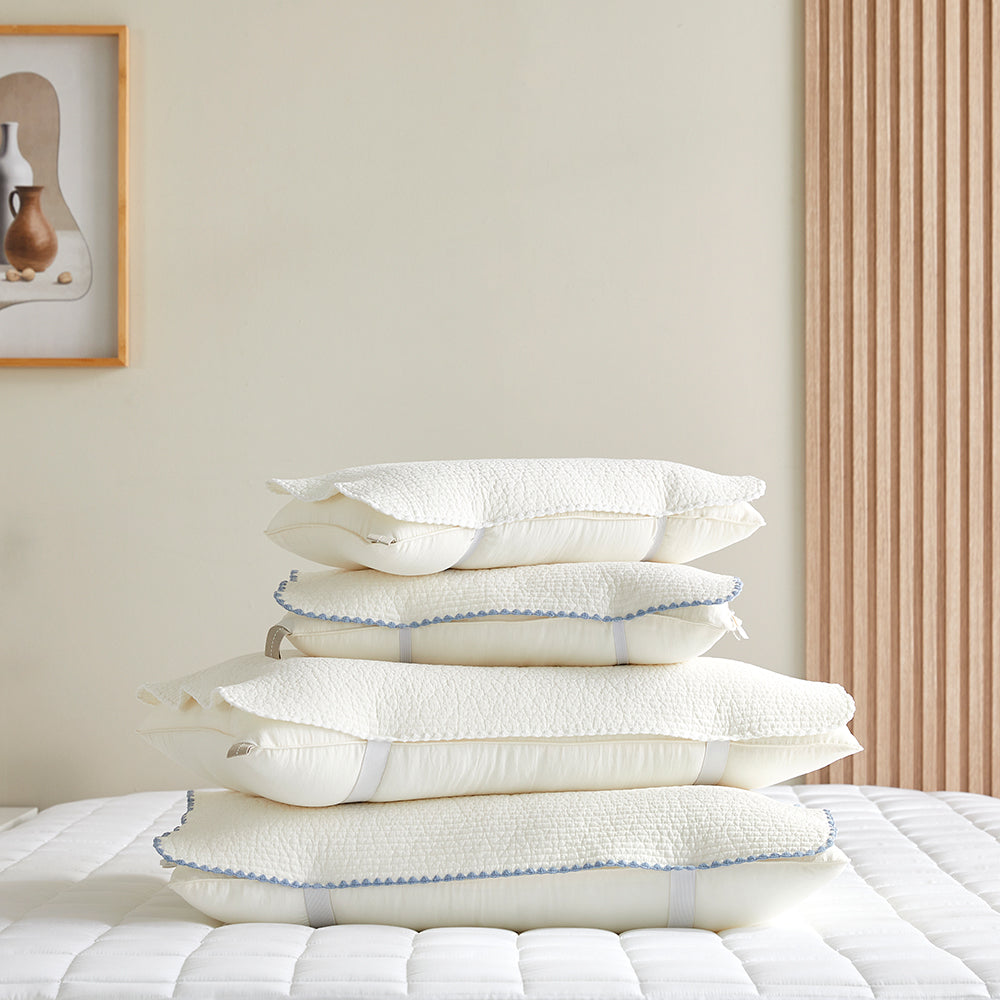 Everyday Pure Cotton Pillow Cover with Elastic Band