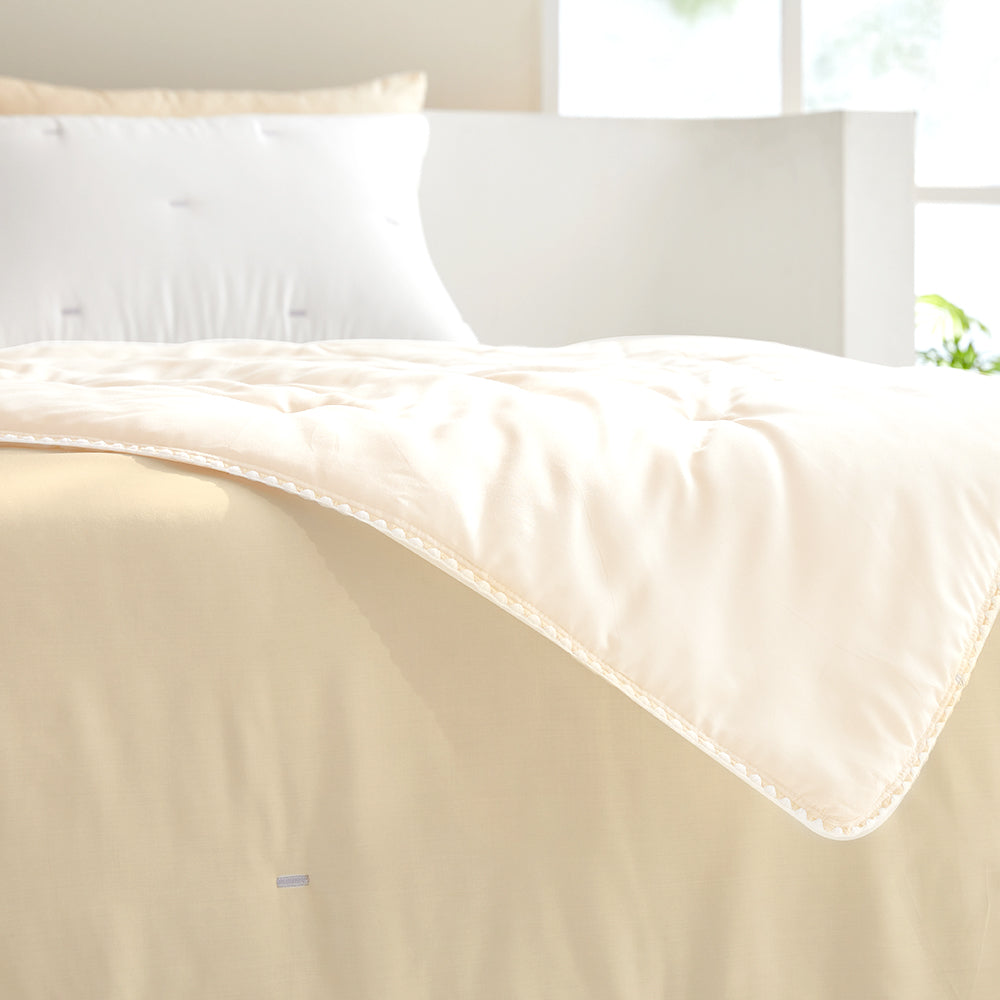 Milky Tencel™ Modal Comforter Set - Yellow/White