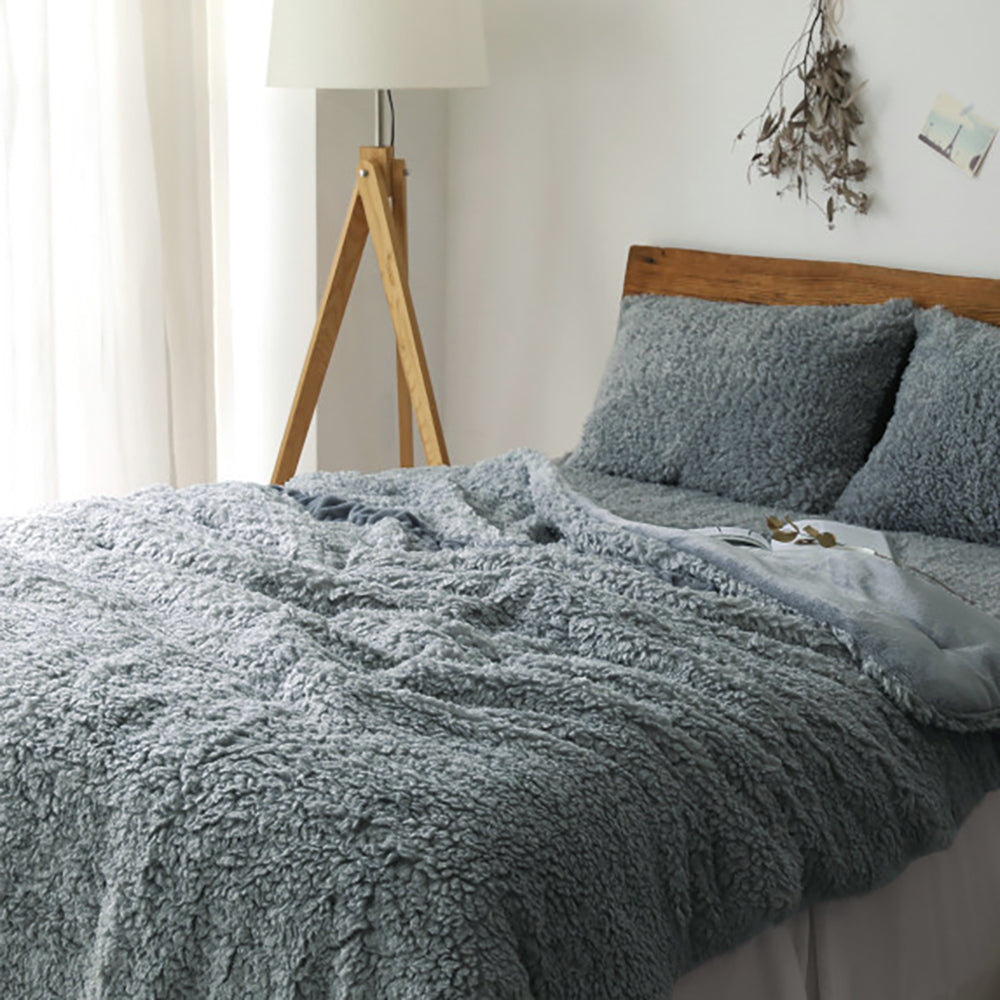 Baa Sherpa Fur Modal Comforter