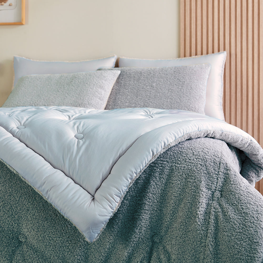Baa Sherpa Fur Modal Comforter