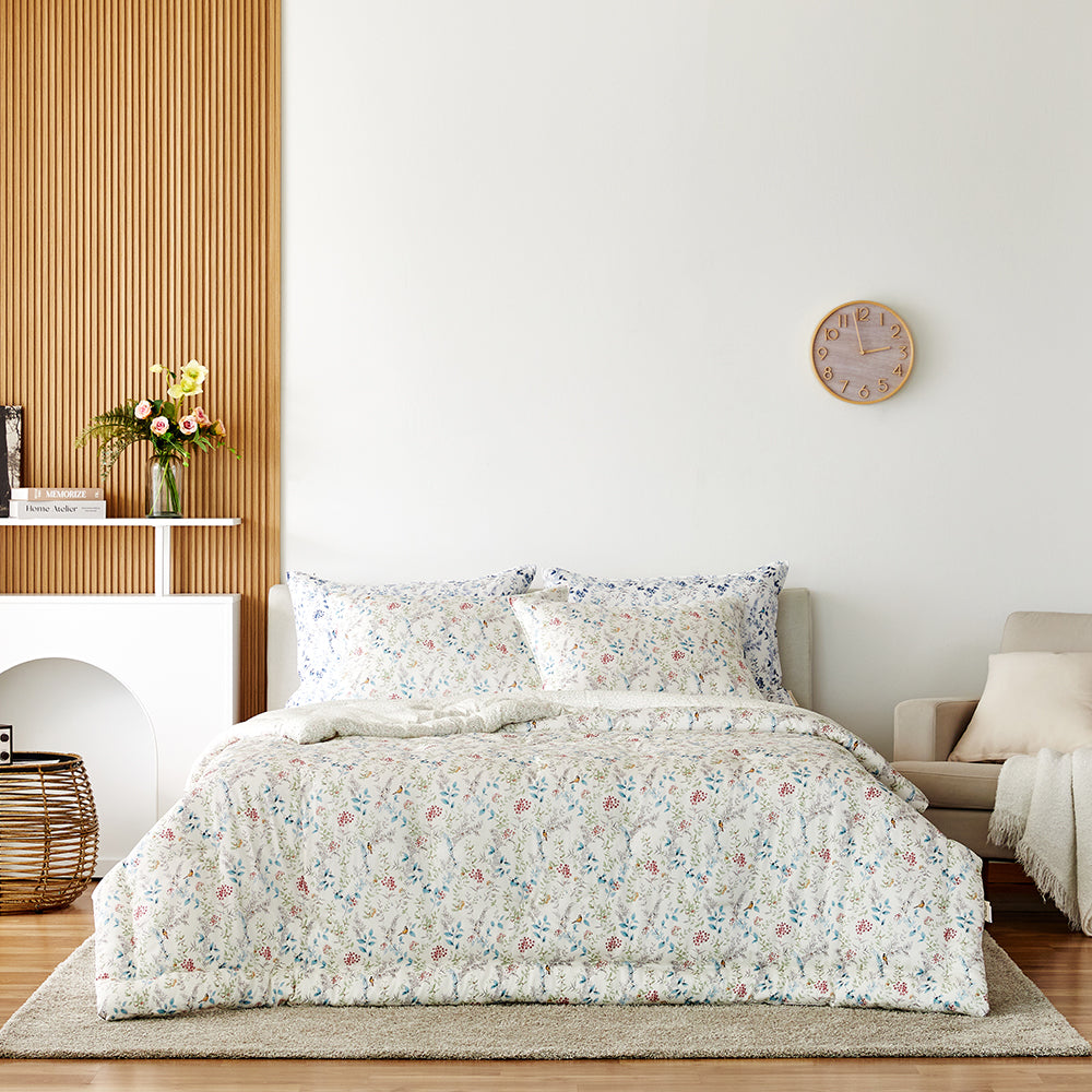 MOC Sally Flower Comforter Set(Winter) - Pink