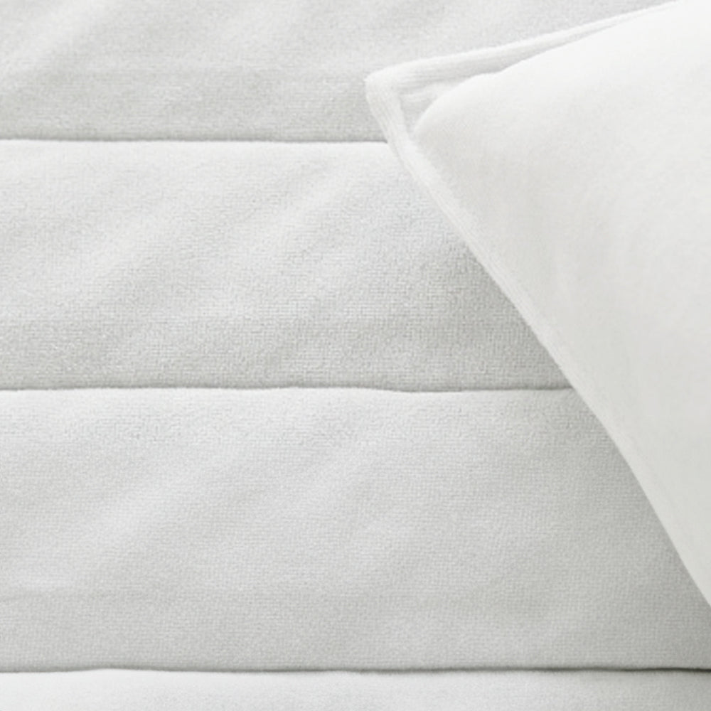 Fluffy Microfiber Banding Mattress Pad
