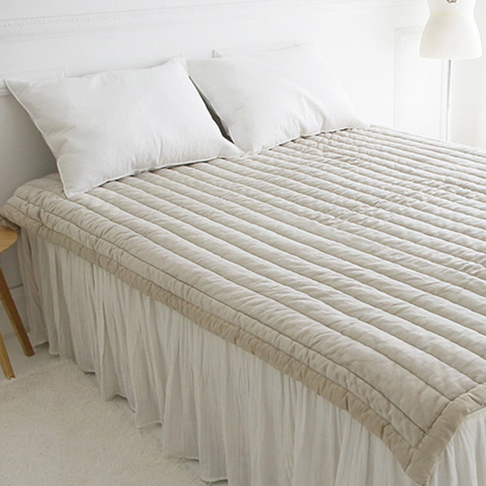 Fluffy Microfiber Banding Mattress Pad