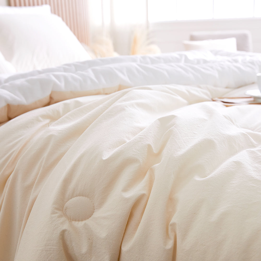 Harmony High-Dense Cotton & Microfiber Comforter Set