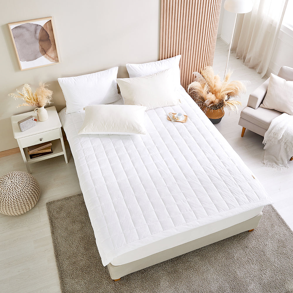 Harmony 3mm High-Dense Microfiber Banding Mattress Pad