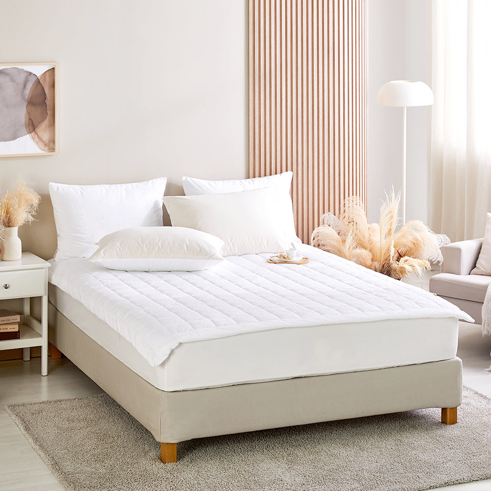 Harmony 3mm High-Dense Microfiber Banding Mattress Pad