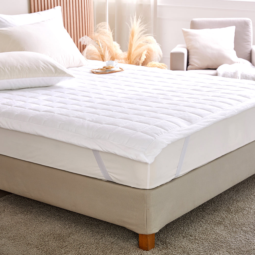 Harmony 3mm High-Dense Microfiber Banding Mattress Pad