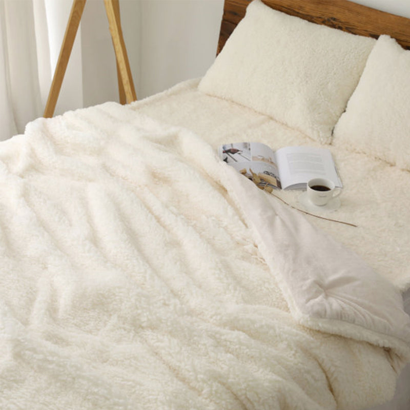 Baa Sherpa Fur Modal Comforter