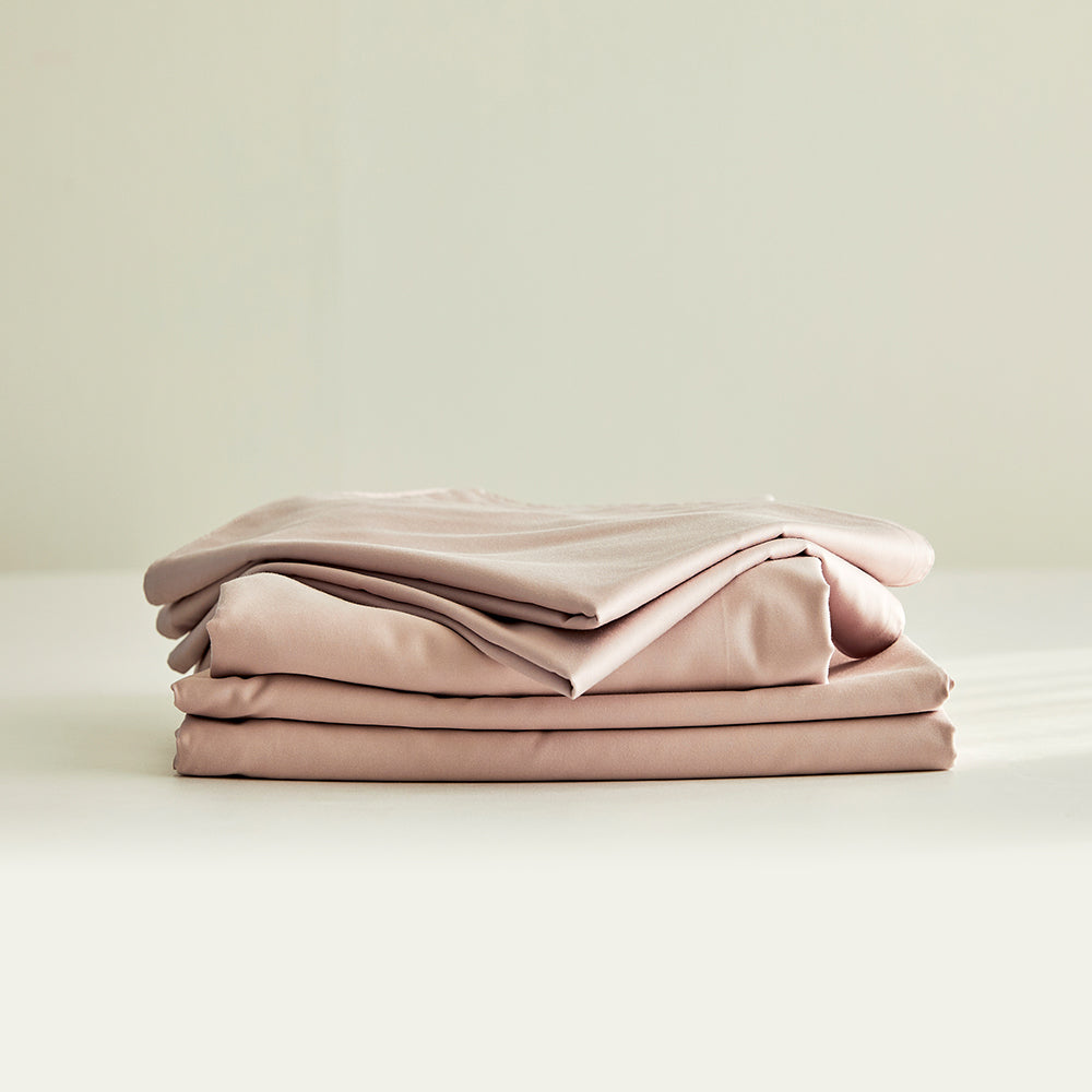 Modal & Egypt Cotton Duvet Cover Set in Light Pink