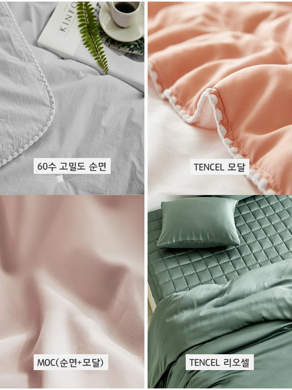 [FABRIC STORY #1] Percale vs Modal vs Lyocell vs MOC – Which Bedding Fabric Fits You Best?
