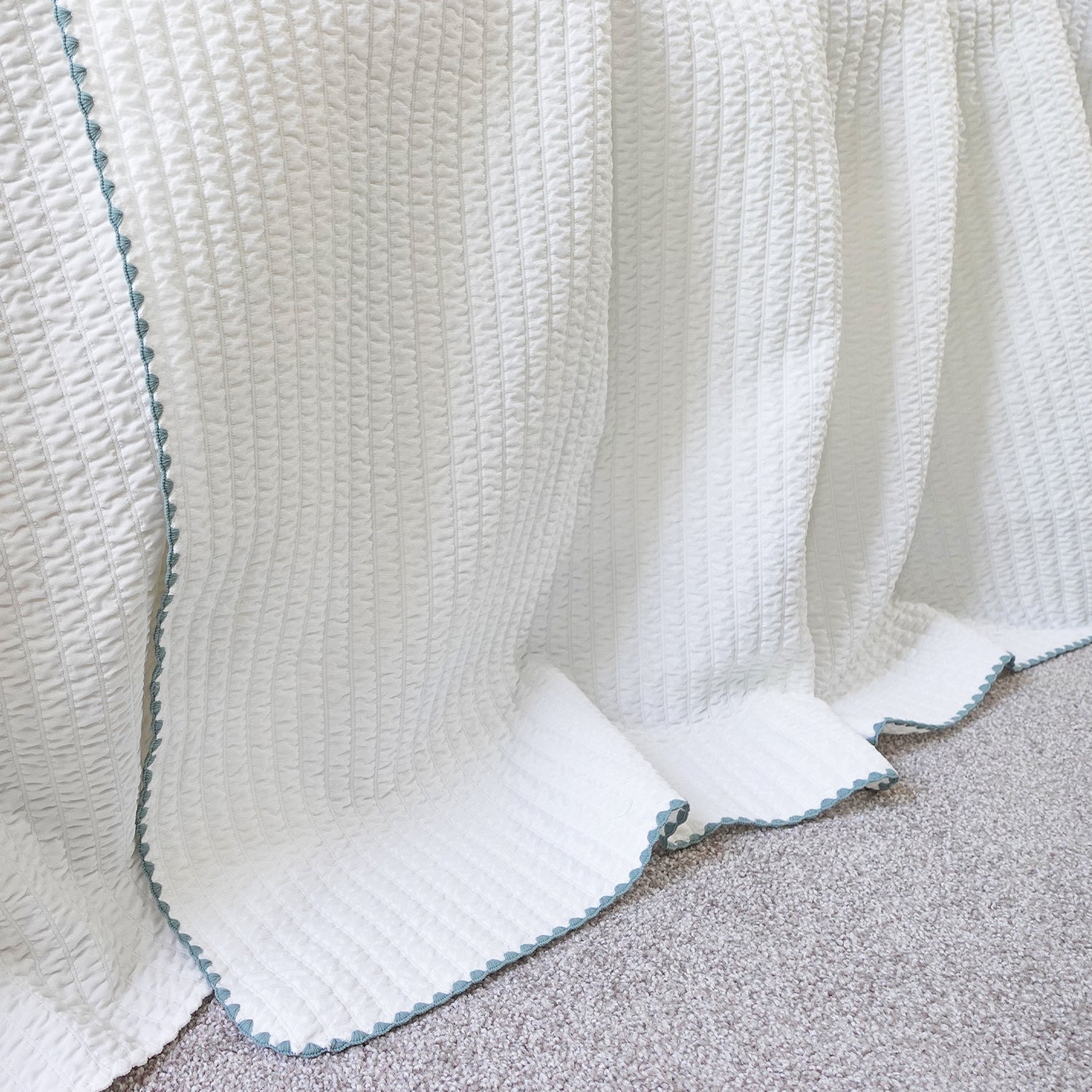 Bamboo Seersucker Rayon Baby Blanket