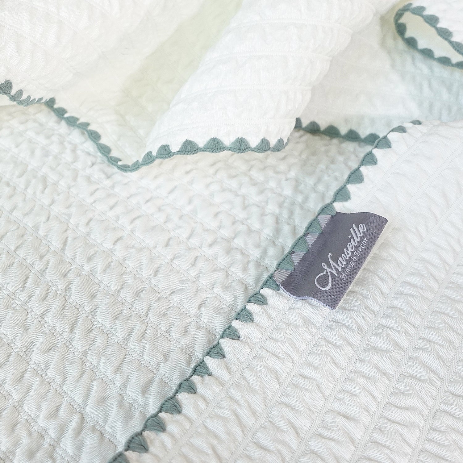 Bamboo Seersucker Rayon Baby Blanket