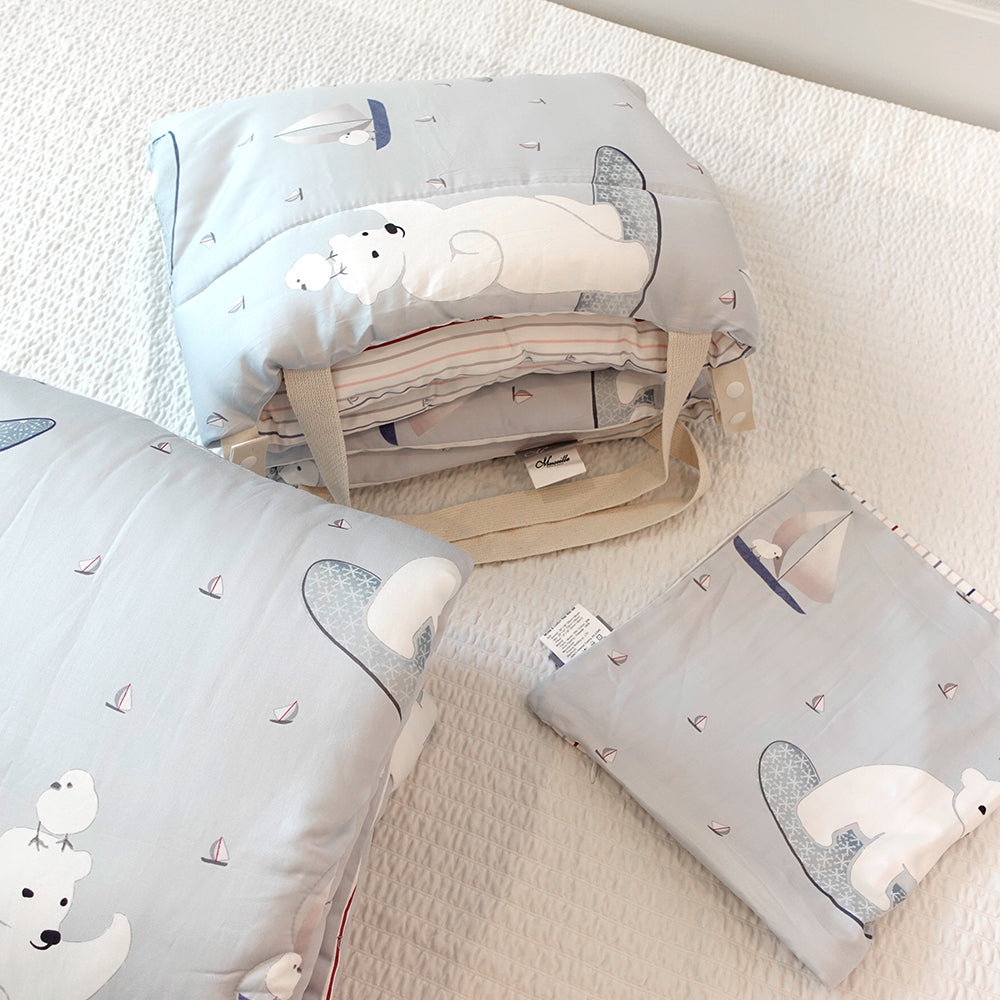 [Vacation with a Bear] Modal & Cotton Baby Bedding Set