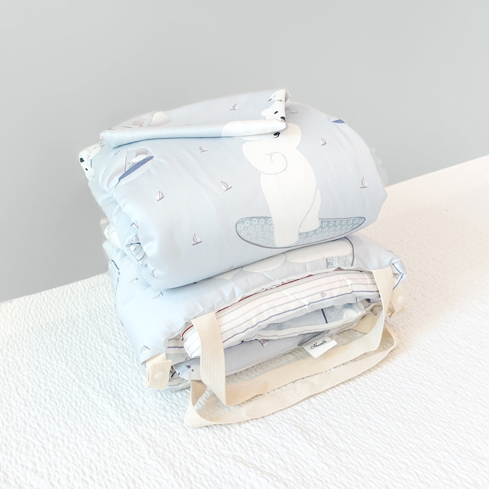 [Vacation with a Bear] Modal & Cotton Baby Bedding Set