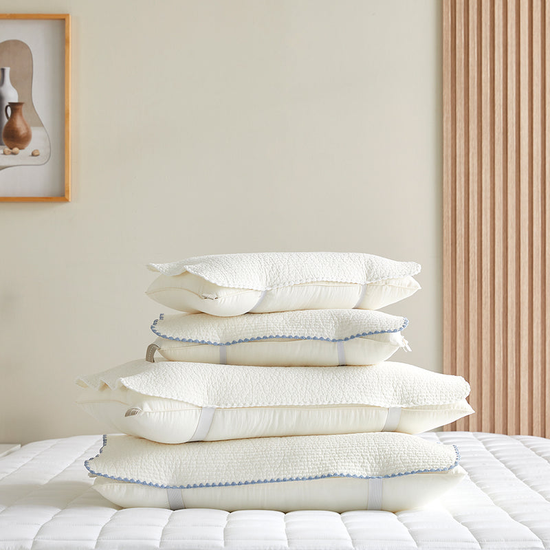 Everyday Pure Cotton Pillow Cover with Elastic Band