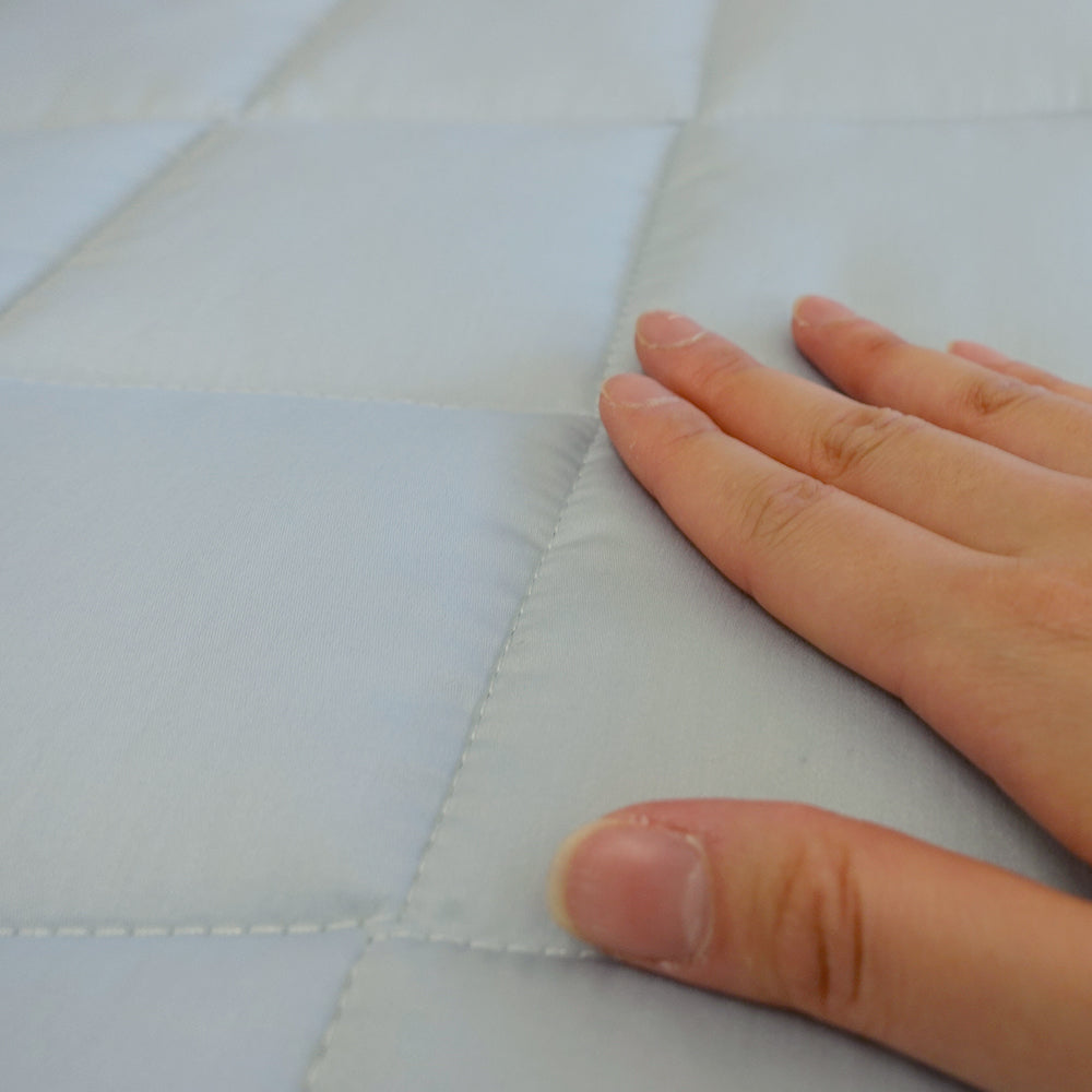 [Version 2] Cotton Satin Mattress Pad with Elastic Band