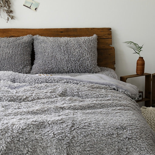 Baa Sherpa Fur Modal Comforter