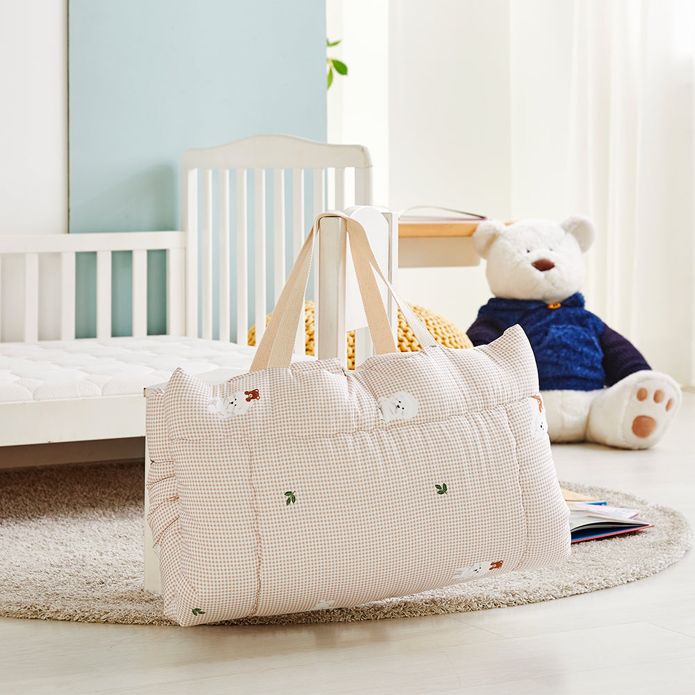 [Bichon-Beige] mumoo Tencel™ Modal Baby Nap Mat Set