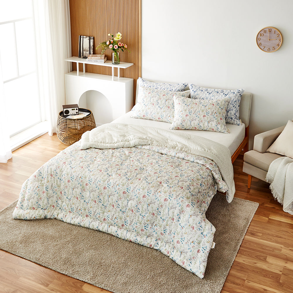 MOC Sally Flower Comforter Set(Winter) - Pink