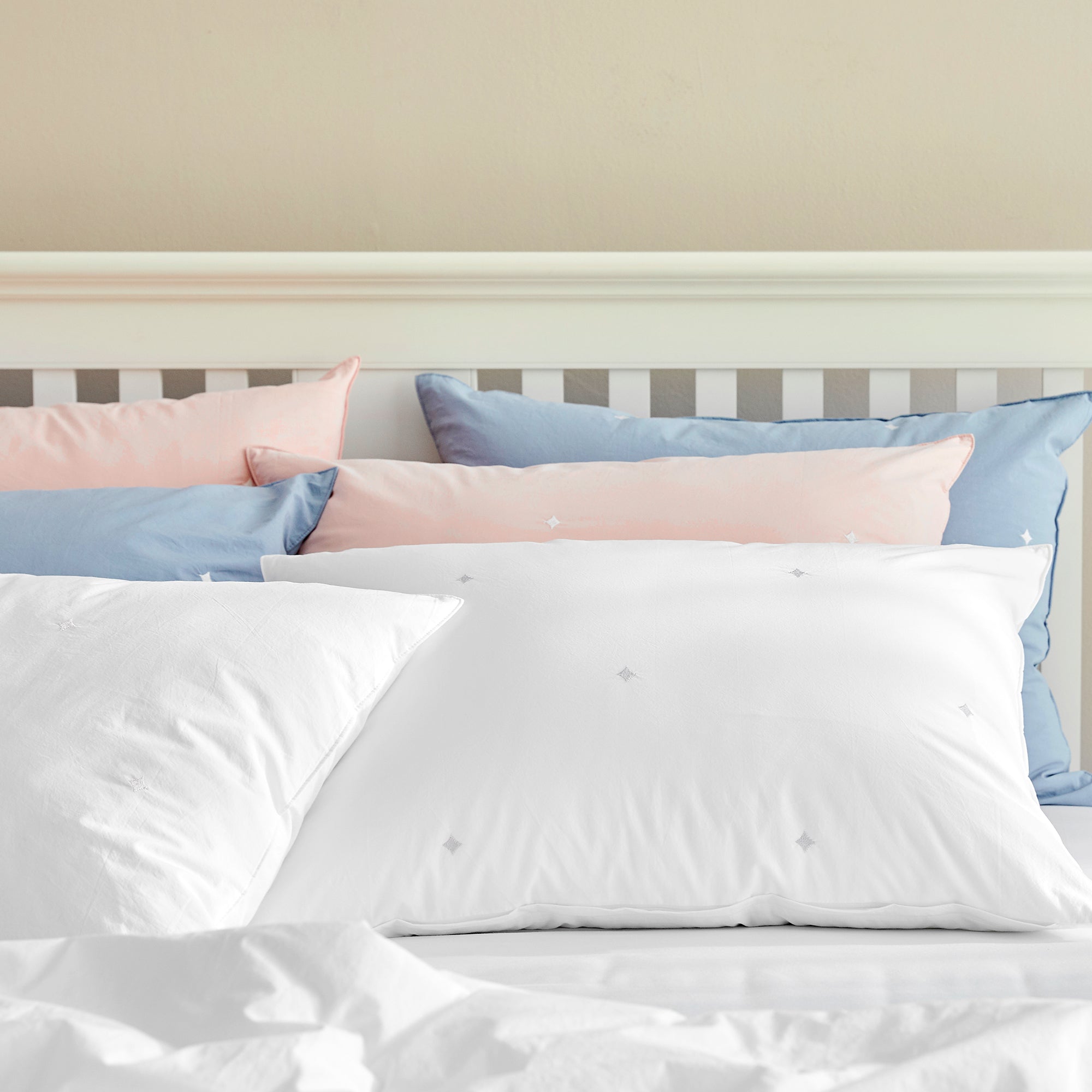[12th Restocked] High-Density Percale Cotton Comforter Set in White