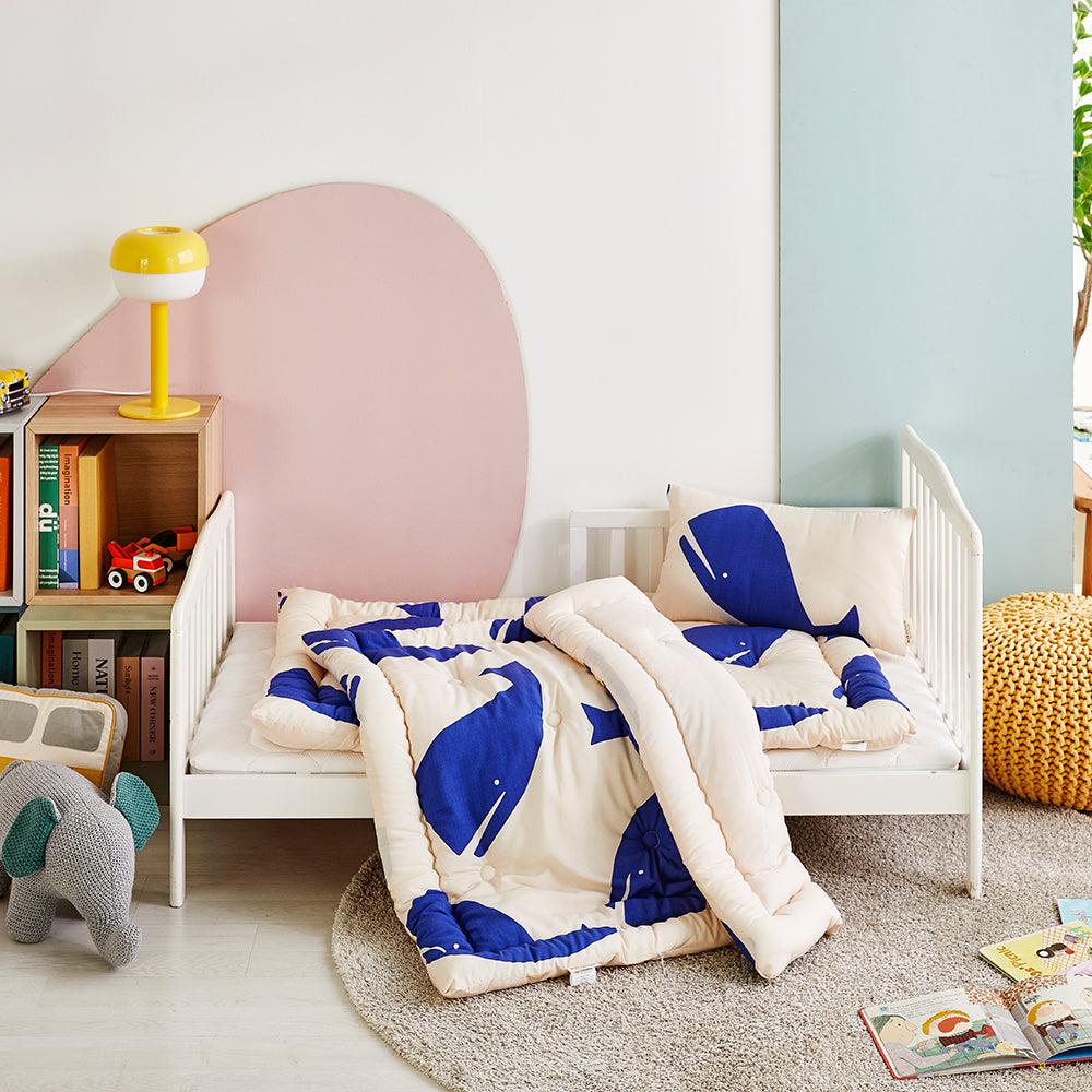 [Whale] mumoo Tencel™  Modal Baby Nap Mat Set