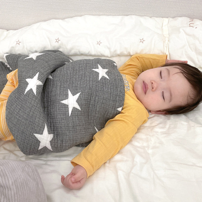 Triple Layer Modal Baby Blanket in Grey