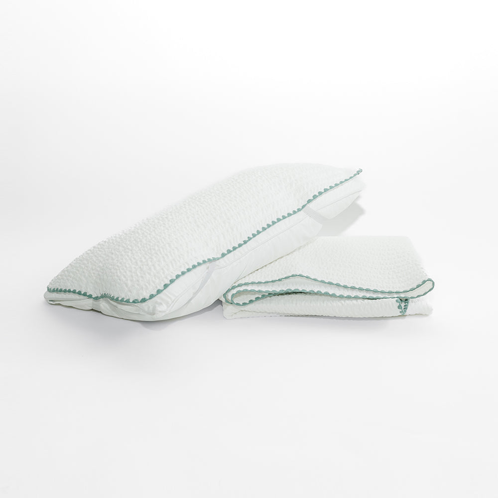 Bamboo Seersucker Rayon Baby Blanket