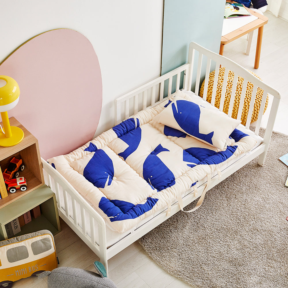 [Whale] mumoo Tencel™  Modal Baby Nap Mat Set