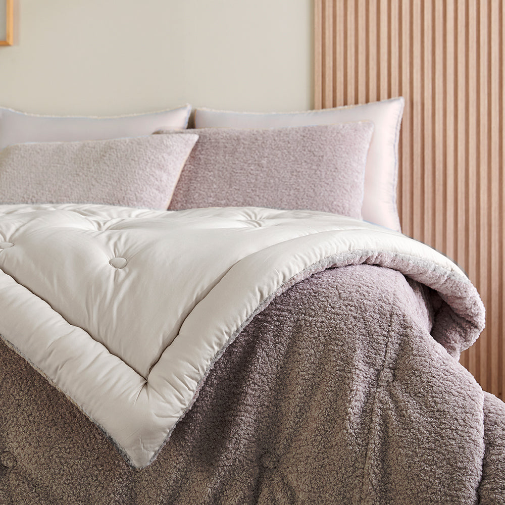 Baa Sherpa Fur Modal Comforter
