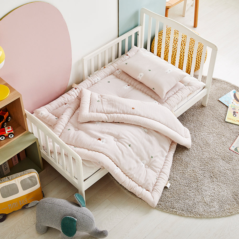 [Bichon-Beige] mumoo Tencel™ Modal Baby Nap Mat Set