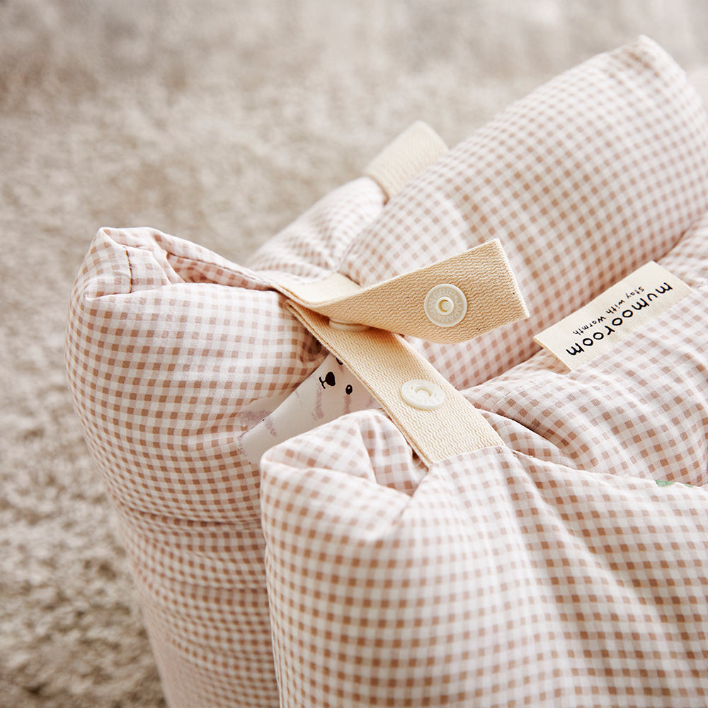[Bichon-Beige] mumoo Tencel™ Modal Baby Nap Mat Set