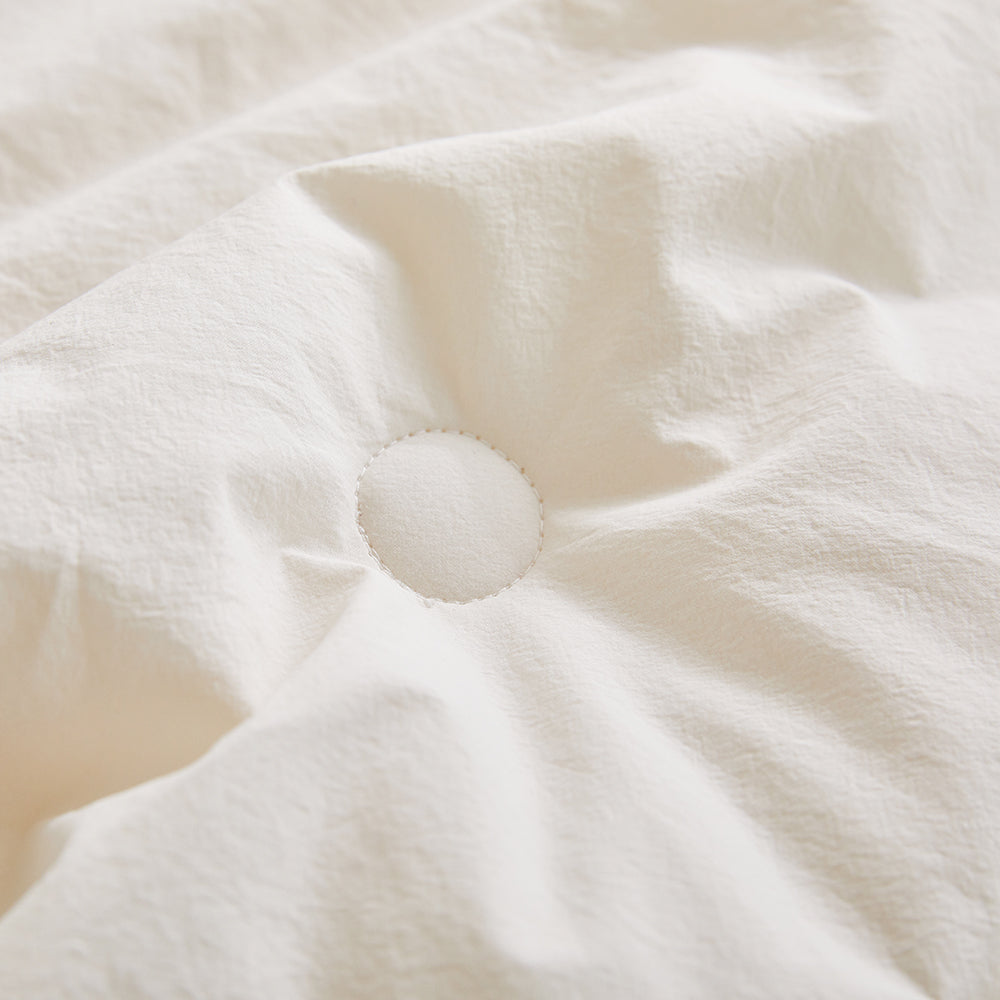 Rosee Ruffle Percale Cotton Comforter Set