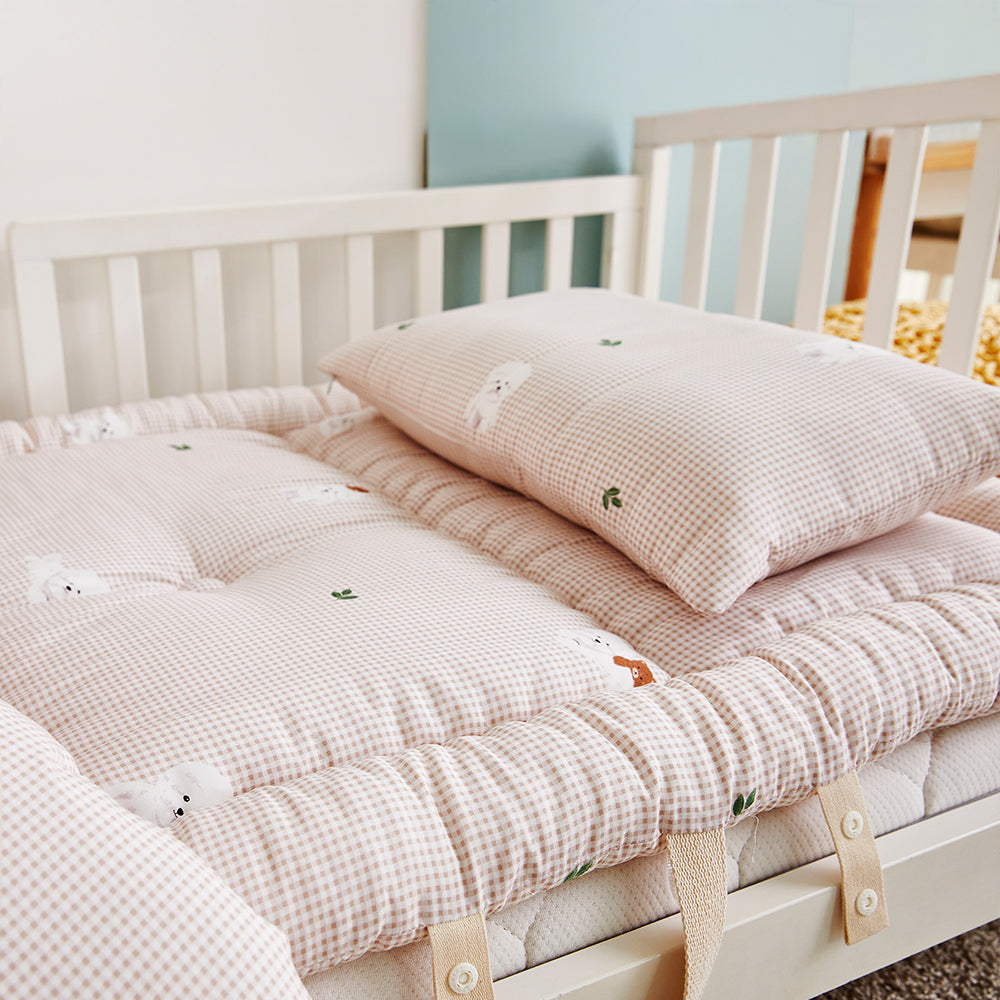 [Bichon-Beige] mumoo Tencel™ Modal Baby Nap Mat Set