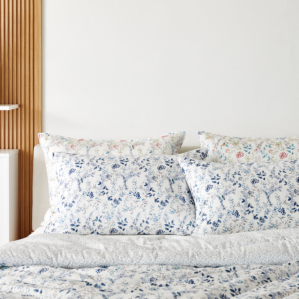 MOC Sally Flower Comforter Set(Winter) - Blue