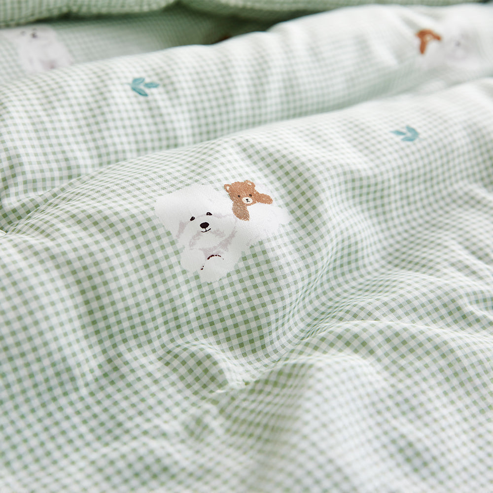[Bichon-Green] mumoo Tencel™ Modal Baby Nap Mat Set