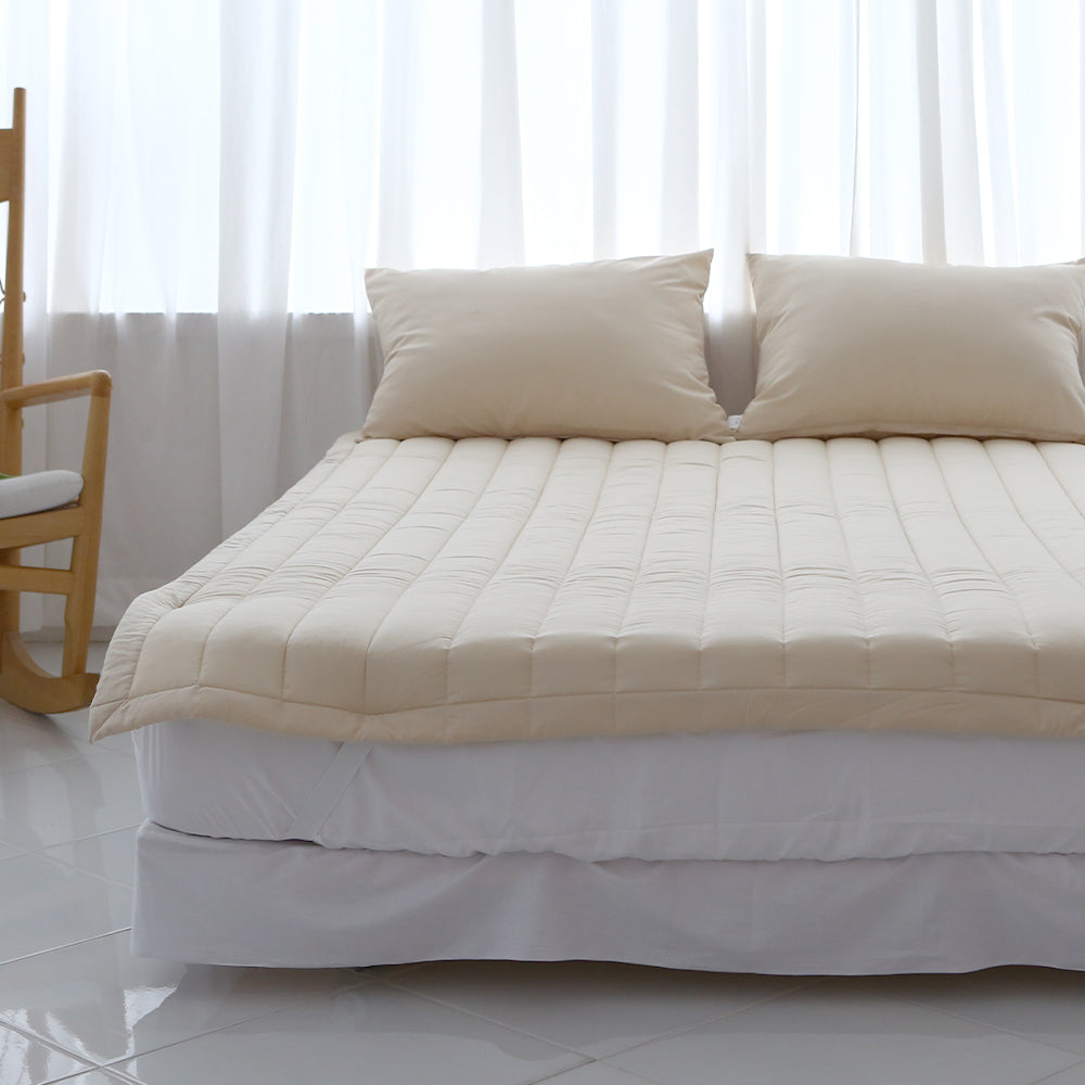 [7th Restocked] Daily Tencel™ Modal Mattress Pad with Elastic Band Ver. 2