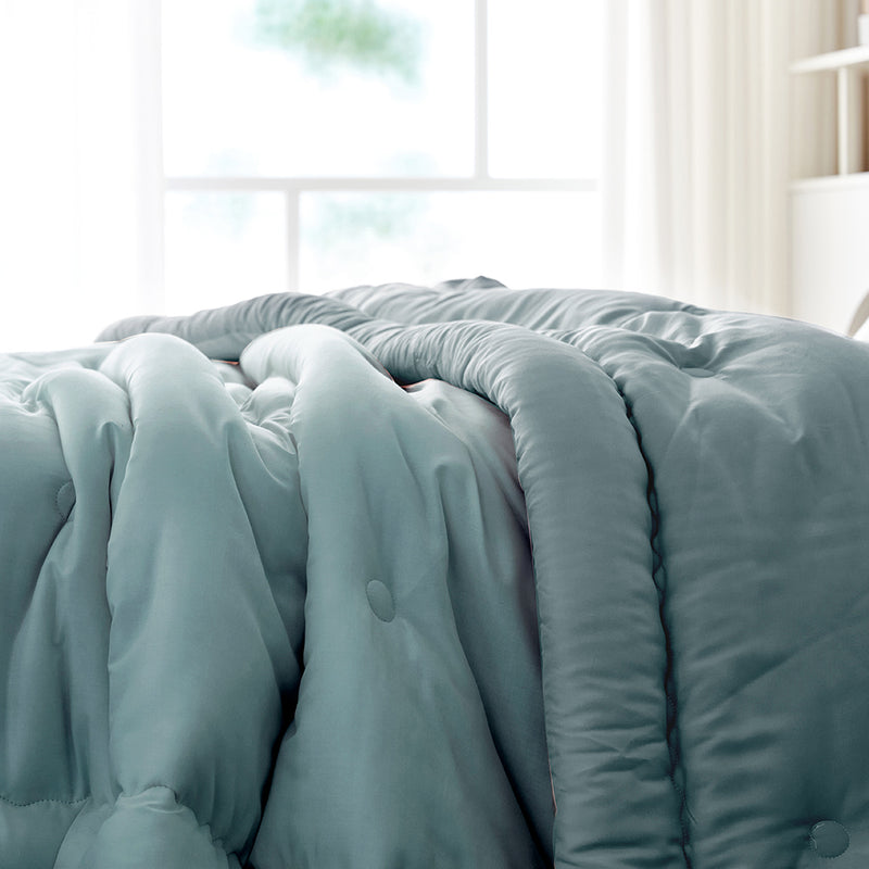 [2nd Version] Daily Tencel Modal Comforter Set - Blue Grey