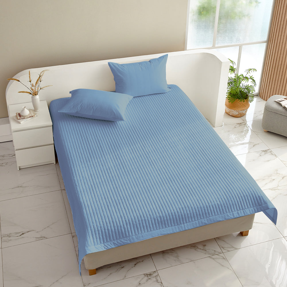 [4st Restocked] Percale High-Dense Pure Cotton Banding Mattress Pad