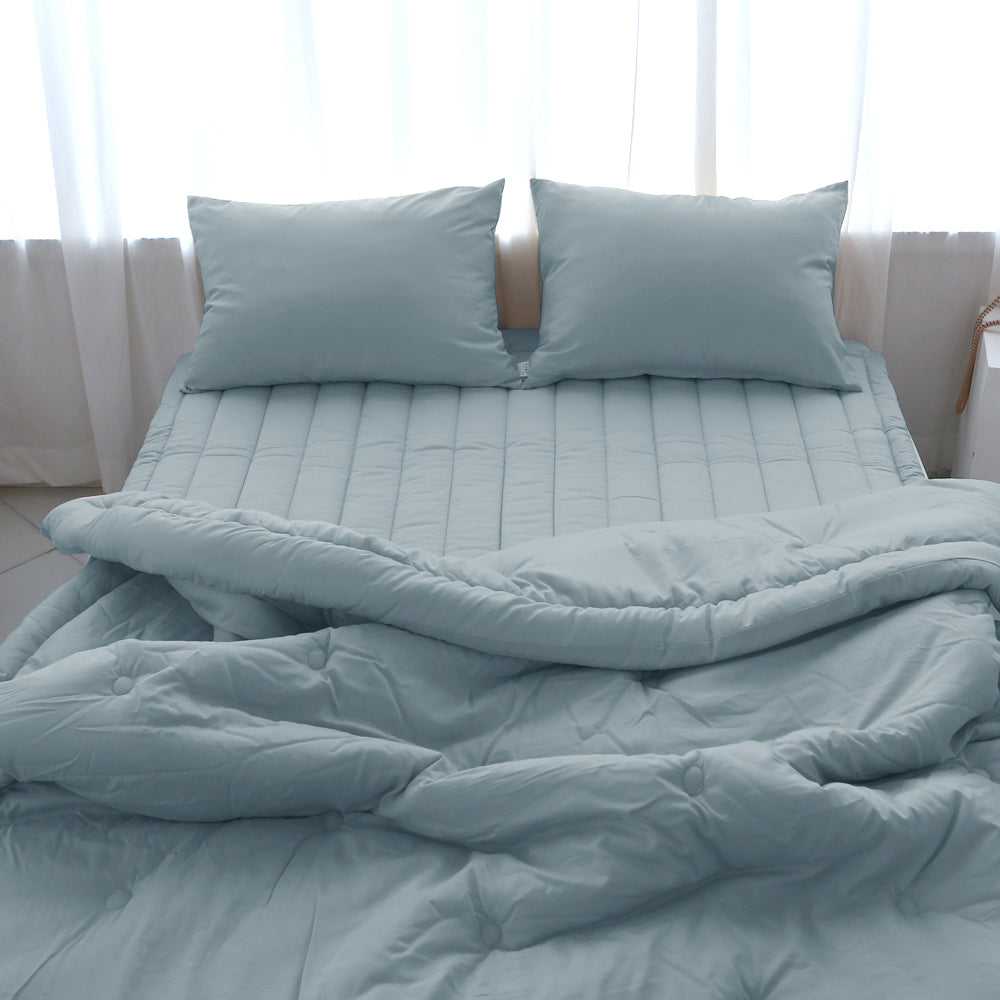 [Bundle] Daily TENCEL™ Modal Comforter & Pad Set - Bluegrey