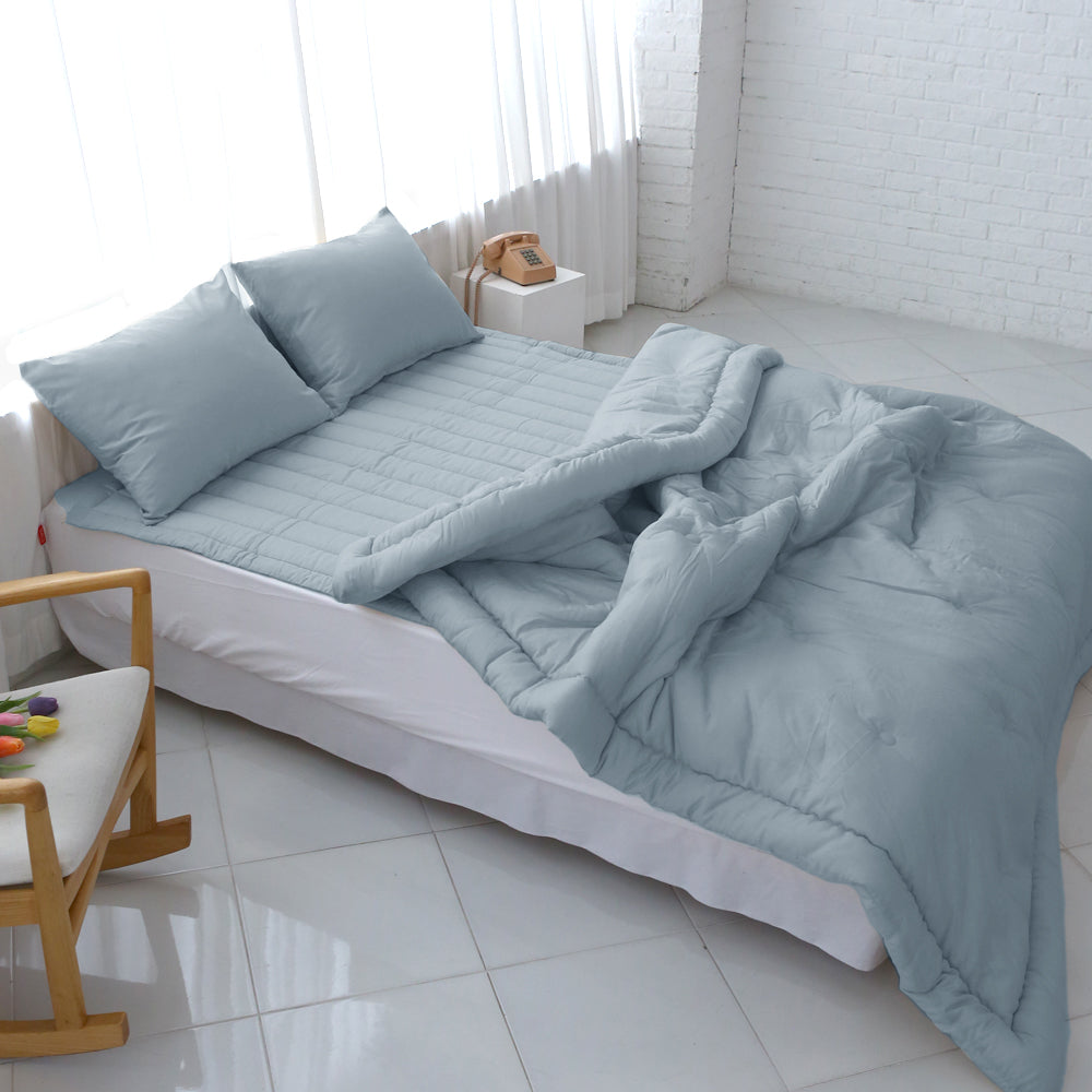[Bundle] Daily TENCEL™ Modal Comforter & Pad Set - Bluegrey