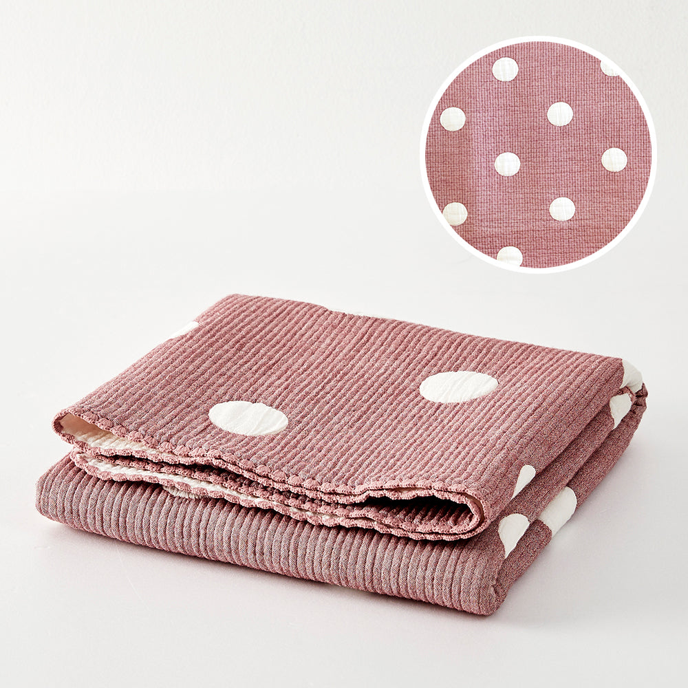 Triple Layer Modal Baby Blanket in Pink