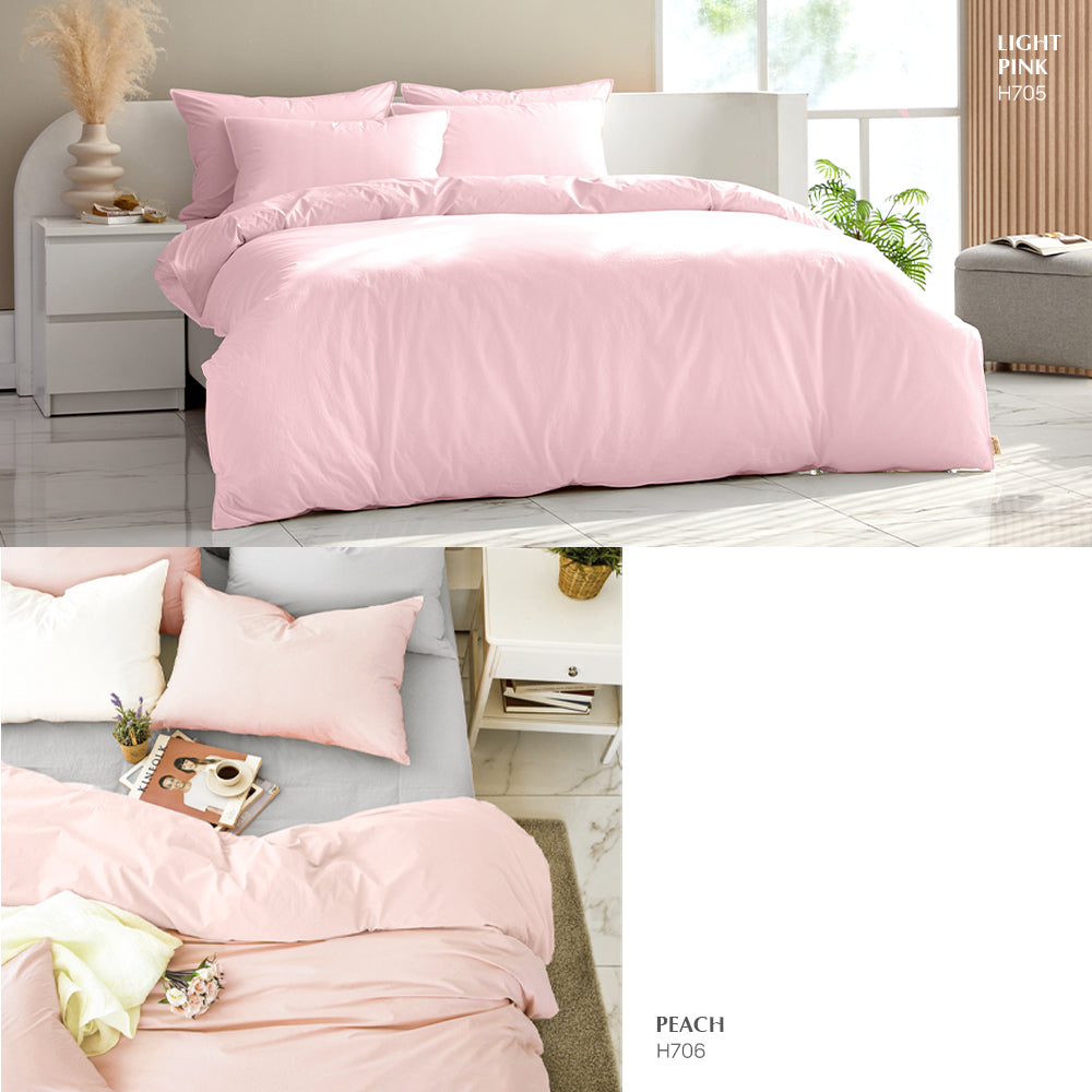 [2 weeks Custom] High-Dense Cotton Duvet Cover Set - Queen