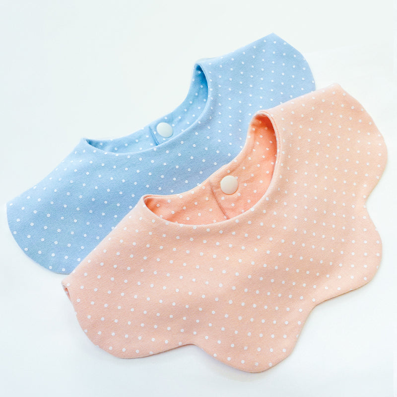 mumoo Polka Dots Cotton Baby Bib