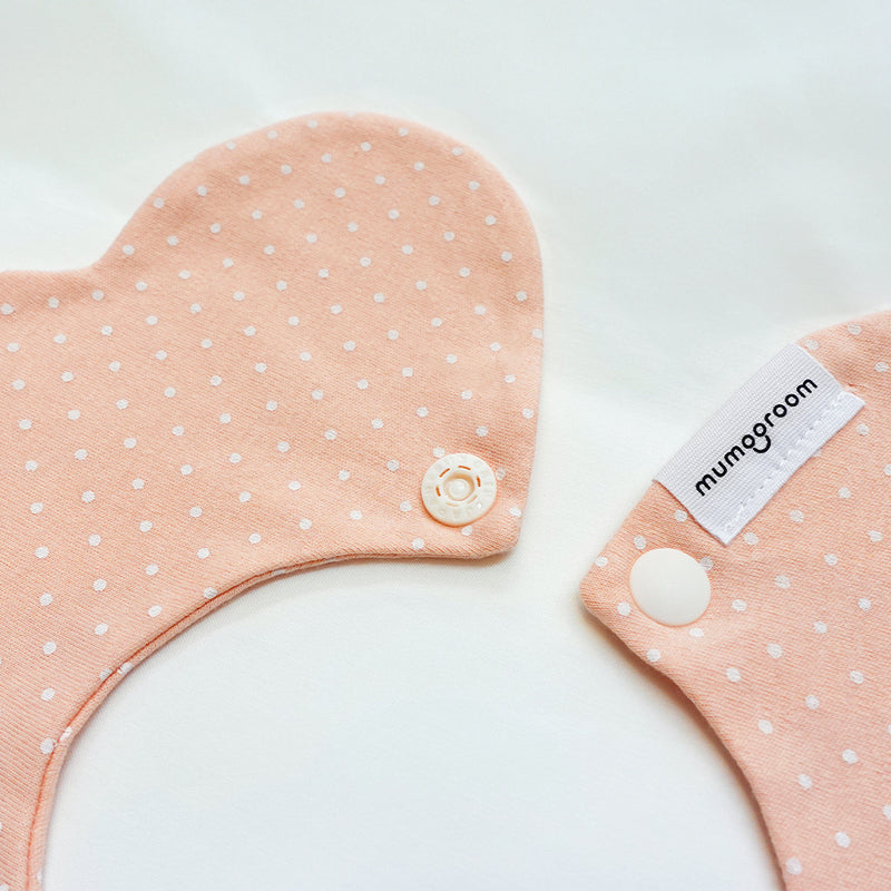 mumoo Polka Dots Cotton Baby Bib