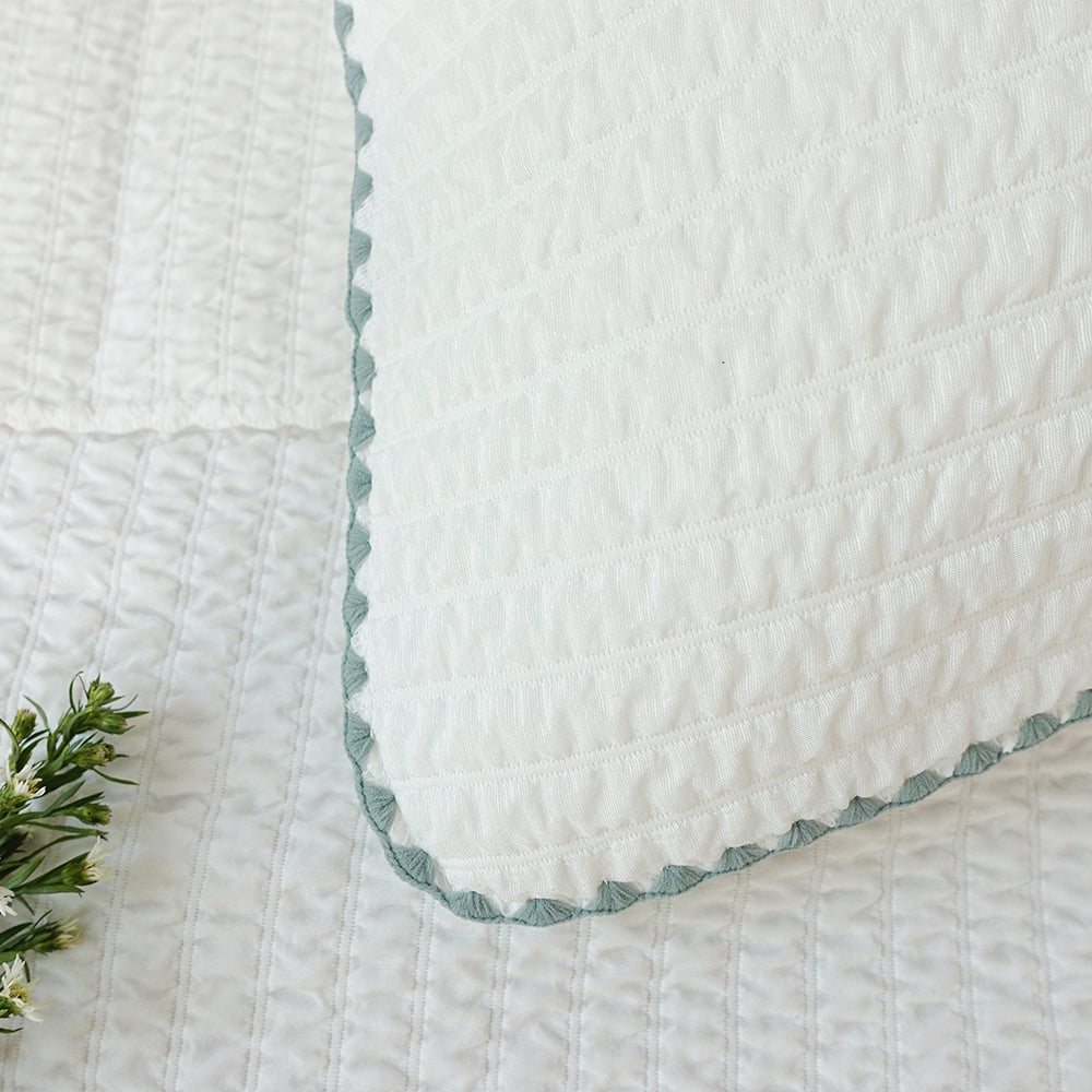 [Cooling] Bamboo Seersucker Blanket