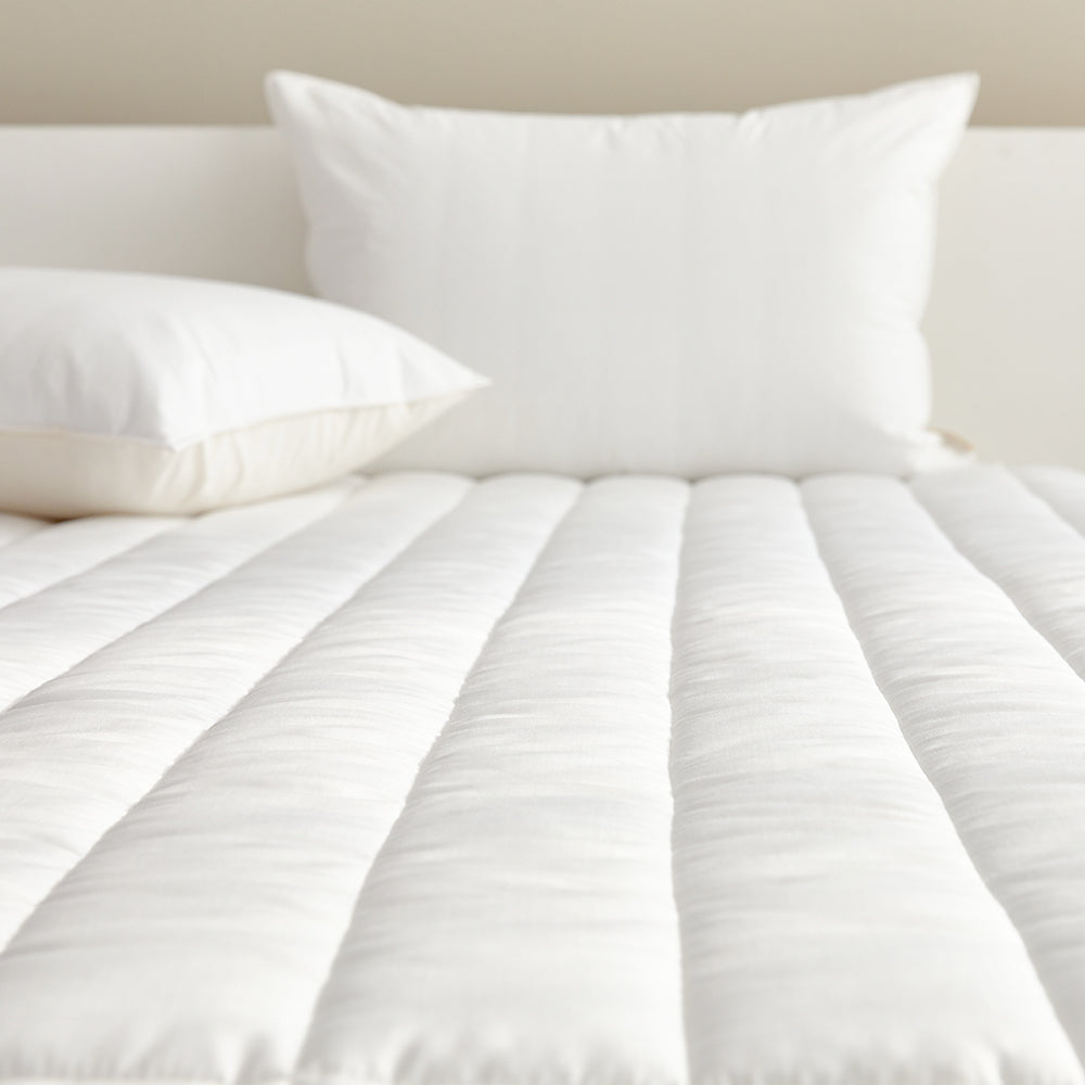 [Bundle] Daily TENCEL™ Modal Comforter & Pad Set - White/White