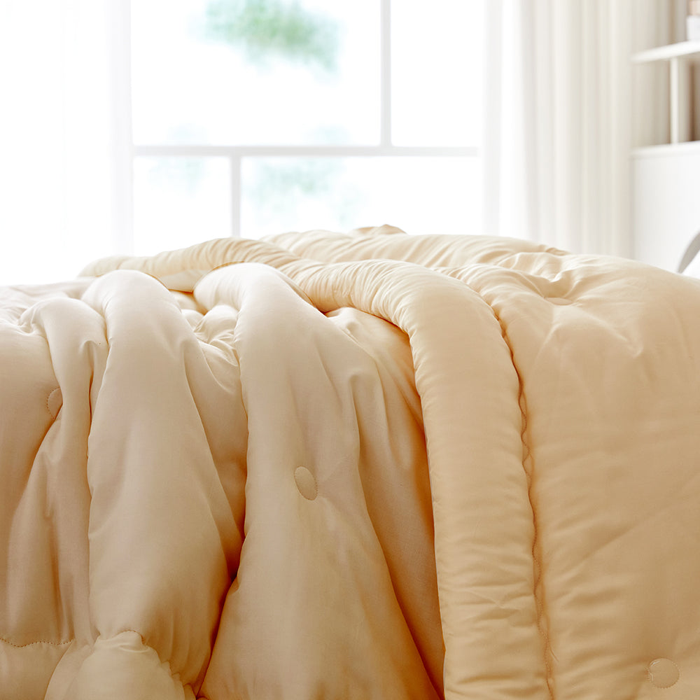 [Bundle] Daily TENCEL™ Modal Comforter & Pad Set - Yellow/White