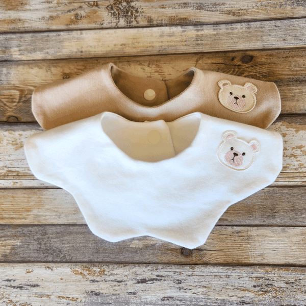 mumoo Pastel Organic Cotton Baby Bib
